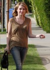 Emma Roberts Candids in Beverly Hills - April 2012